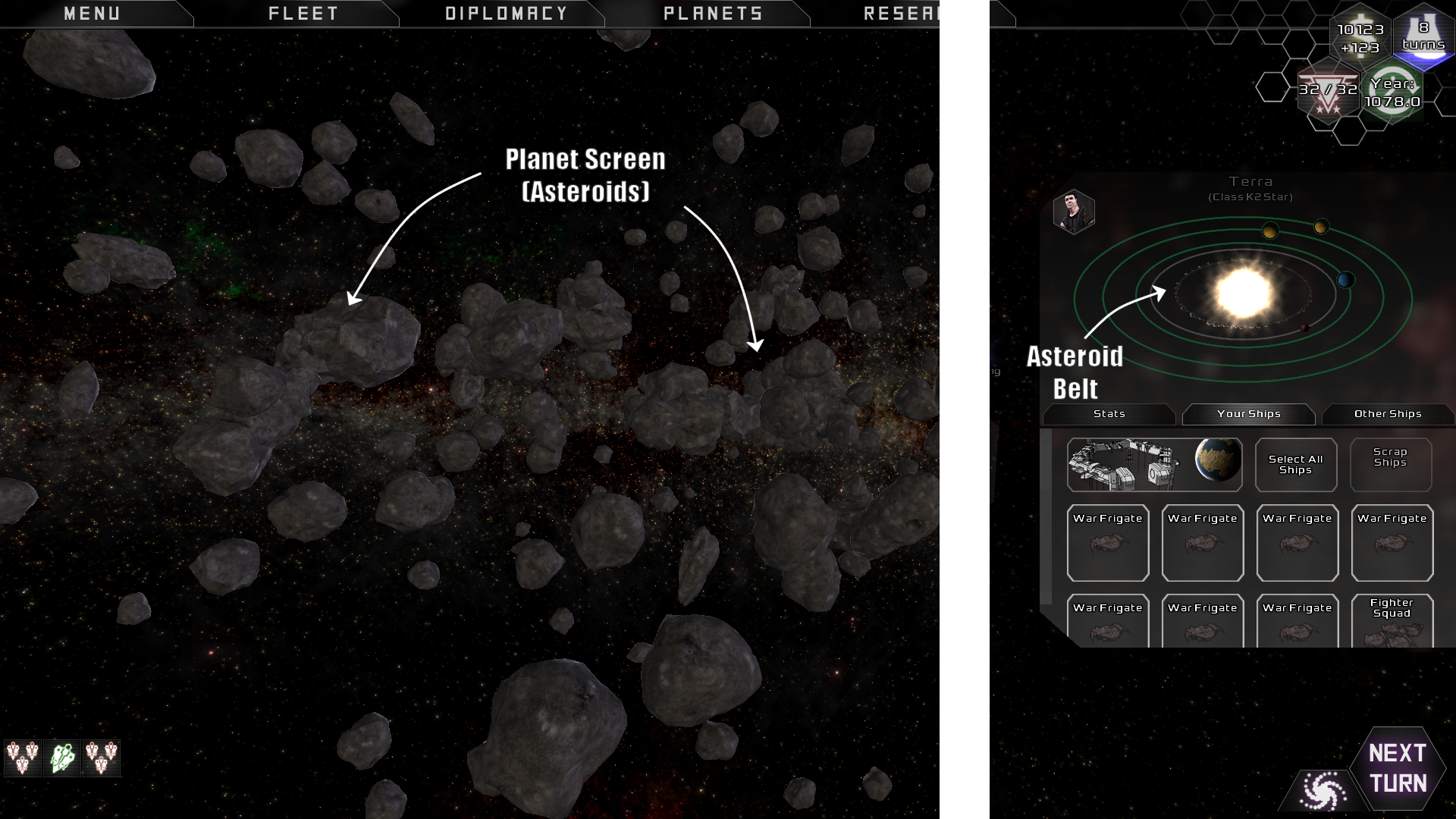 Dev Update: V1.10 released. Simple Ship Designer, Refitting, Star Claims  Overhaul, Asteroid Belts, Fleet Combat UI Overhaul, Race Iteration, and  tons more! - Predestination - an indie space 4X game